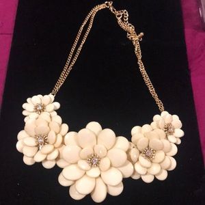 Tan flower necklace!
